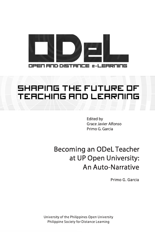Becoming an ODeL Teacher at UP Open University: An Auto-Narrative